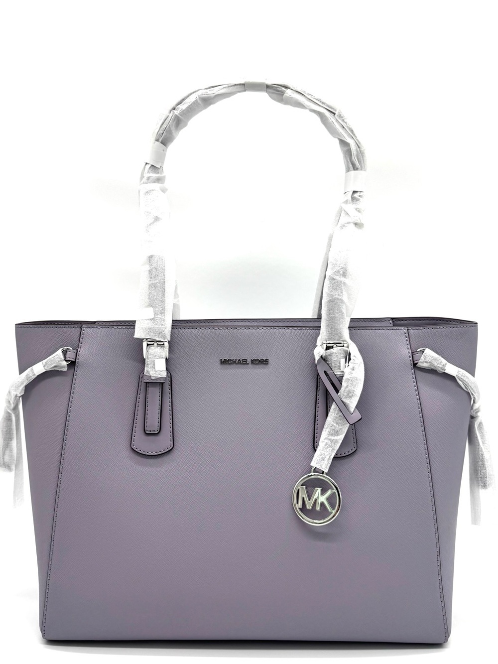 Michael Kors Voyager Large Leather Tote Bag - Lilac